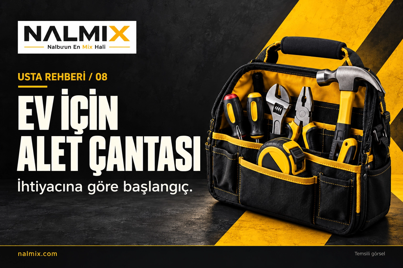 Ev İçin Alet Çantası: İhtiyaca Göre Başlangıç Listesi