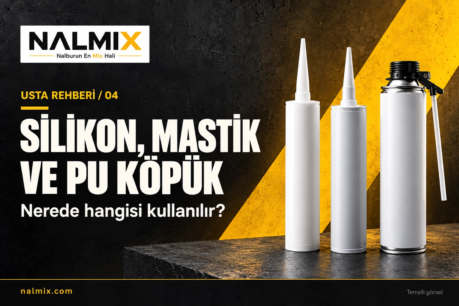 Silikon, Akrilik Mastik ve PU Köpük: Nerede Hangisi Kullanılır?