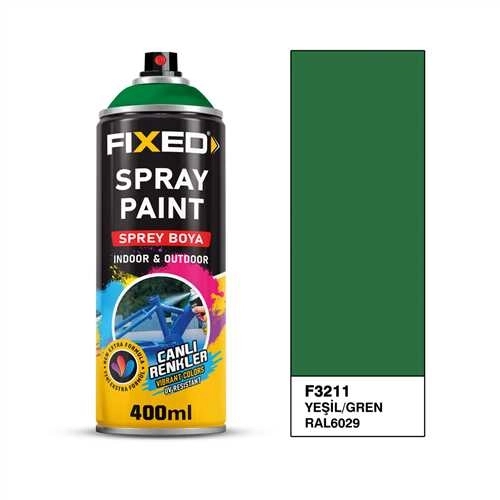 Fixed Sprey Boya Akrilik Yeşil RAL6029 400 ML
