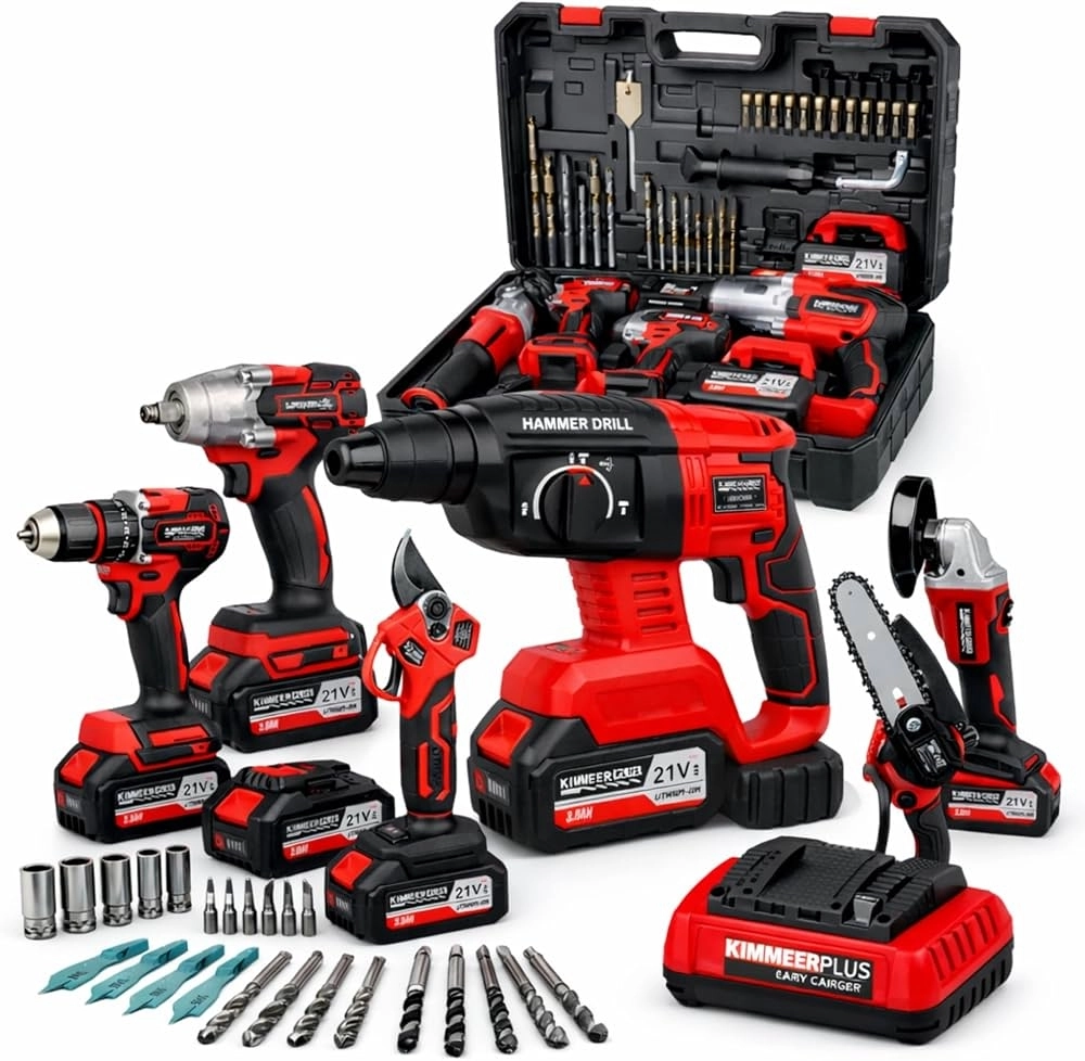 KIMMERPLUS 21V 6 LI AKULU PROFESYONEL SET