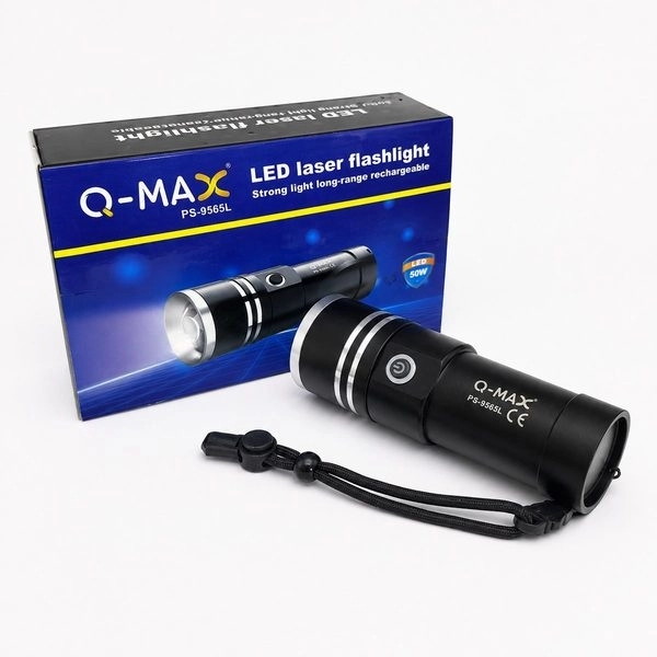 Q-MAX PS-9565L LED LAZER EL FENERİ