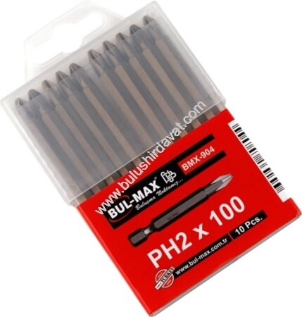 BUL-MAX PH2X100 MM S2 BİTS UÇ BMX-904