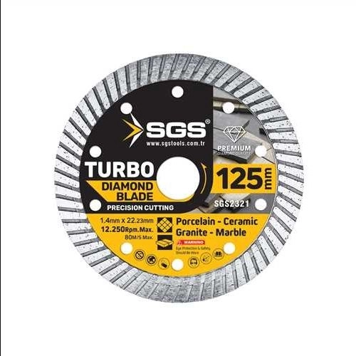 SGS Turbo Elmas Kesici 125 x 1,4 mm