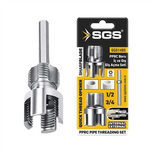 SGS TOOLS PPRC BORU DİŞ AÇMA SETİ 20-25 MM SGS1485