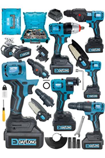 Daflong 5’li Süper Set Darbeli Matkap 1000W