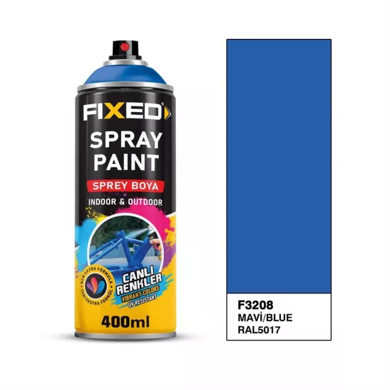 FIXED Sprey Boya Akrilik Mavi RAL5017 400 ml