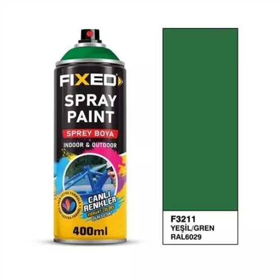 Fixed Sprey Boya Yeşil RAL6029 400 ML