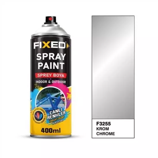 Fixed Krom Efekt Sprey Boya 400 ML