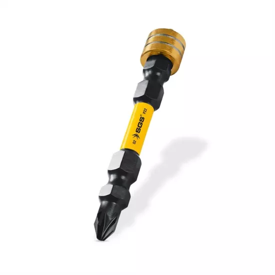SGS Manyetik Çift Yönlü Bits Uç PZ2 65 mm Black-Pro | Nalmix