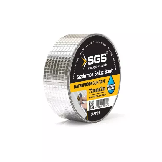 SGS 1126 Sızdırmaz Sakız Bant 72 mm x 2 m | SGS1126 | Nalmix