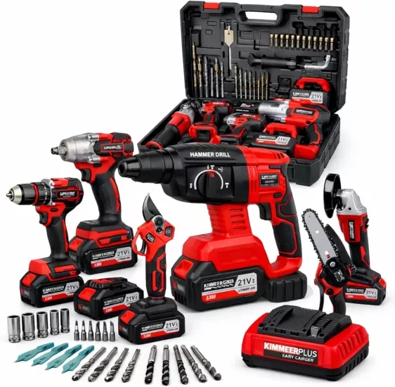 KIMMERPLUS 21V 6 LI AKULU PROFESYONEL SET - Nalmix.com