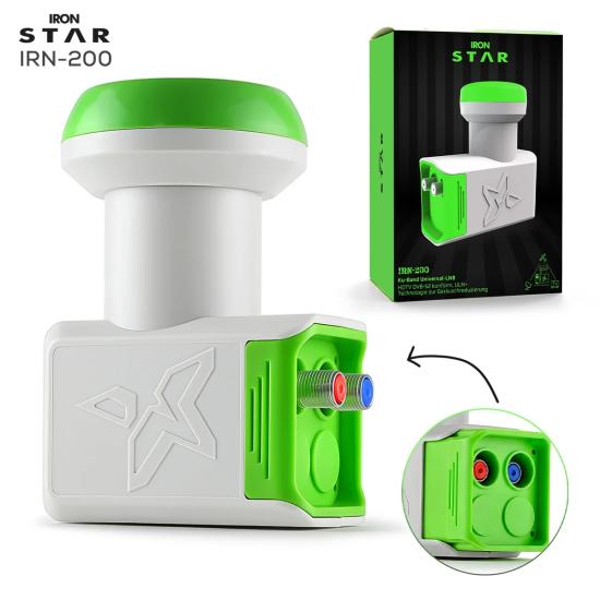 IRONSTAR UNIVERSAL A KALİTE TWIN ÇİFTLİ LNB - Nalmix
