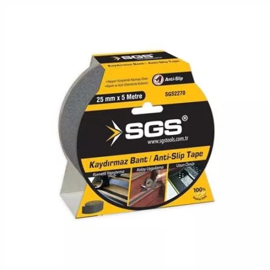 SGS TOOLS MERDİVEN KAYDIRMAZ BANDI 25 MM X 5 M SGS2270 | NALMİX