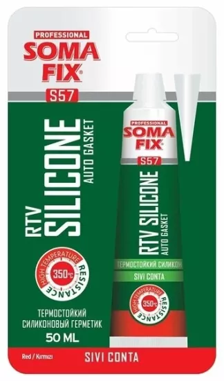SOMAFİX Kırmızı Tüp Sıvı Conta 50 ml S57 | NALMİX