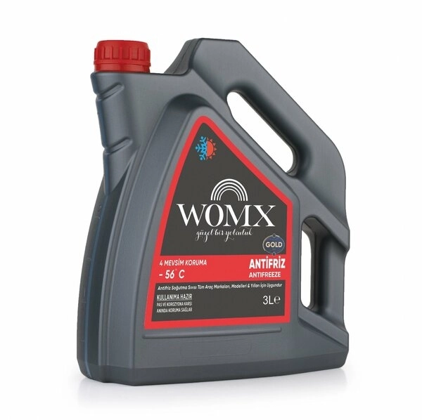 WOMX -37 Gold Kırmızı Antifriz 3 Litre